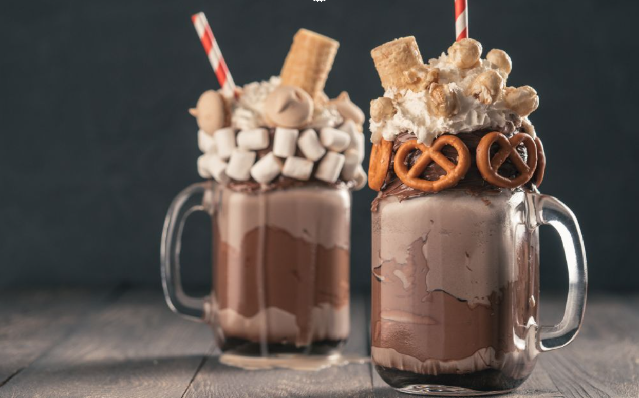 Salted Caramel-Pretzel Milkshake