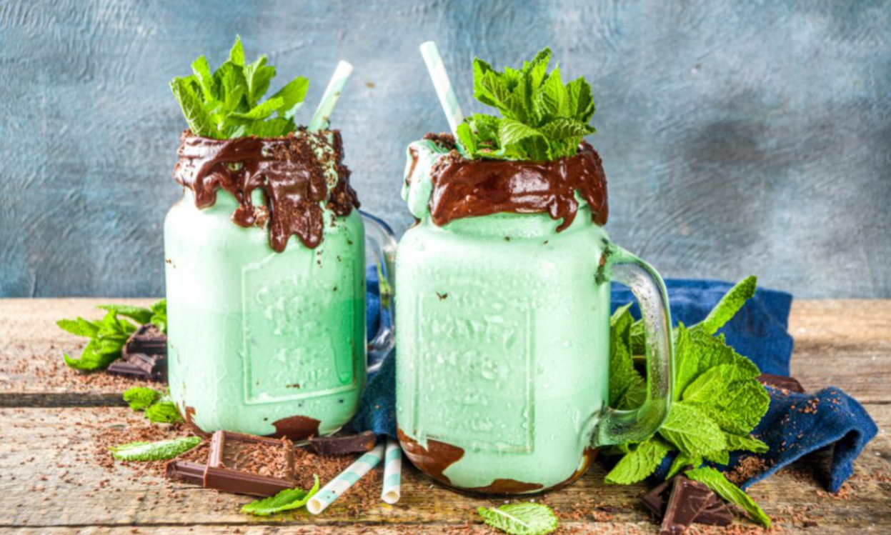 Mint-White Chocolate Milkshake