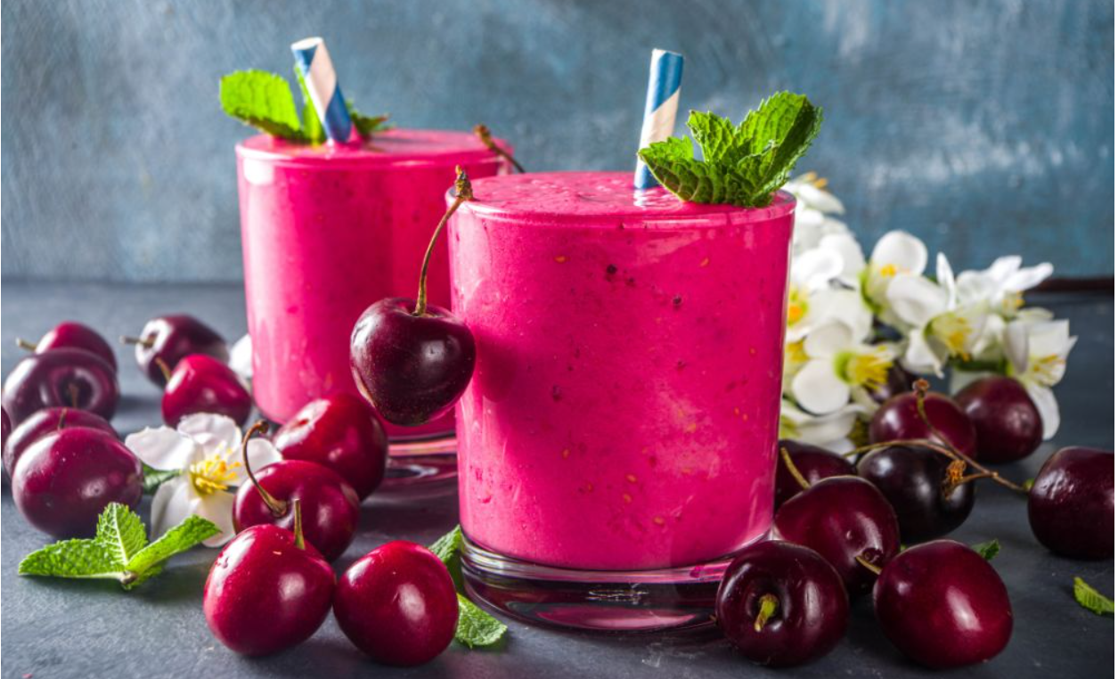 Cherry-Vanilla Milkshake